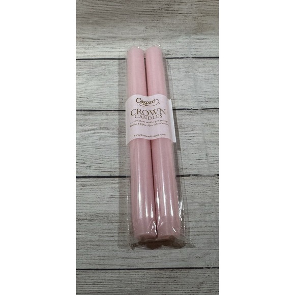 Caspari Other - Caspari Crown 10" Candles 2 Petal Pink Duet CA53.2 NEW in Pkg GTub11